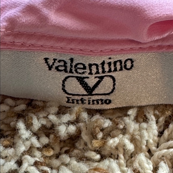 Valentino Pink and White Lace Slip Dress - Picture 7 of 8